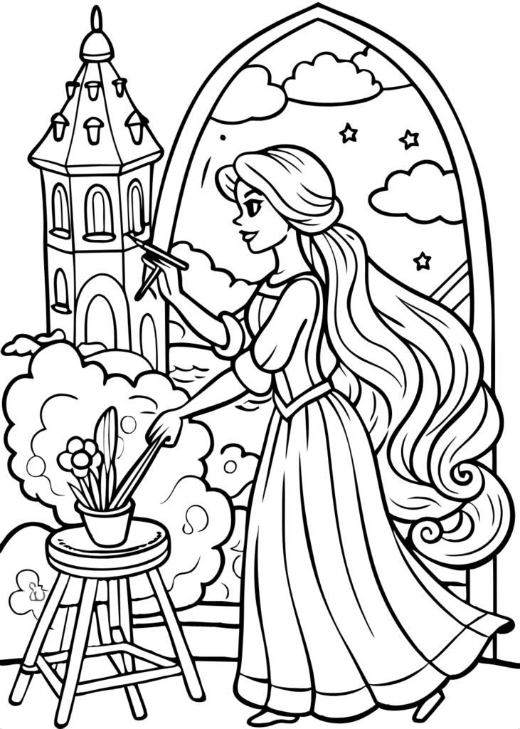 a coloring page