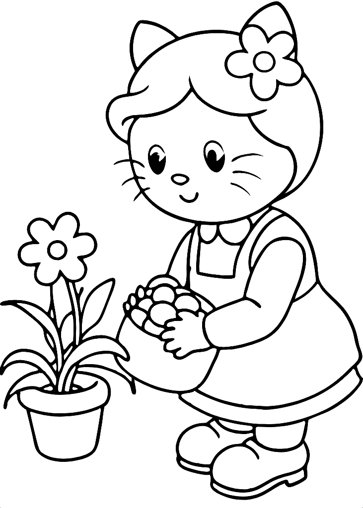 a coloring page