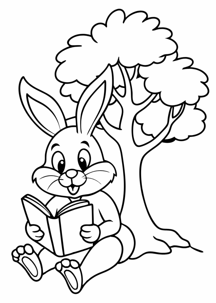 Rabbit Coloring Pages