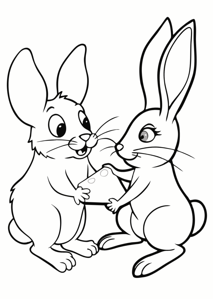 Rabbit Coloring Pages