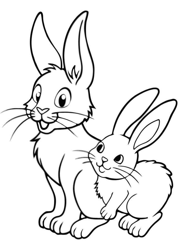 Rabbit Coloring Pages