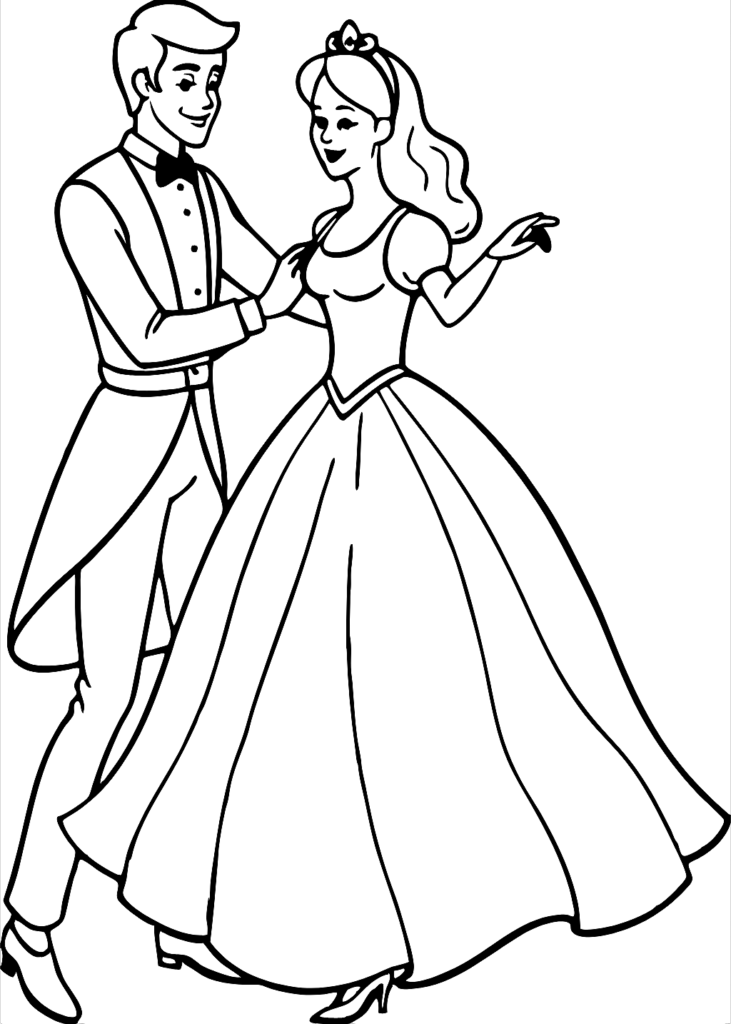 Cinderella Coloring Pages