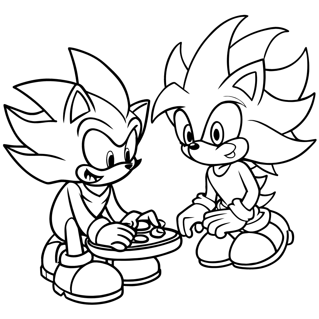 100 Printable Sonic The Hedgehog Coloring Pages PDF