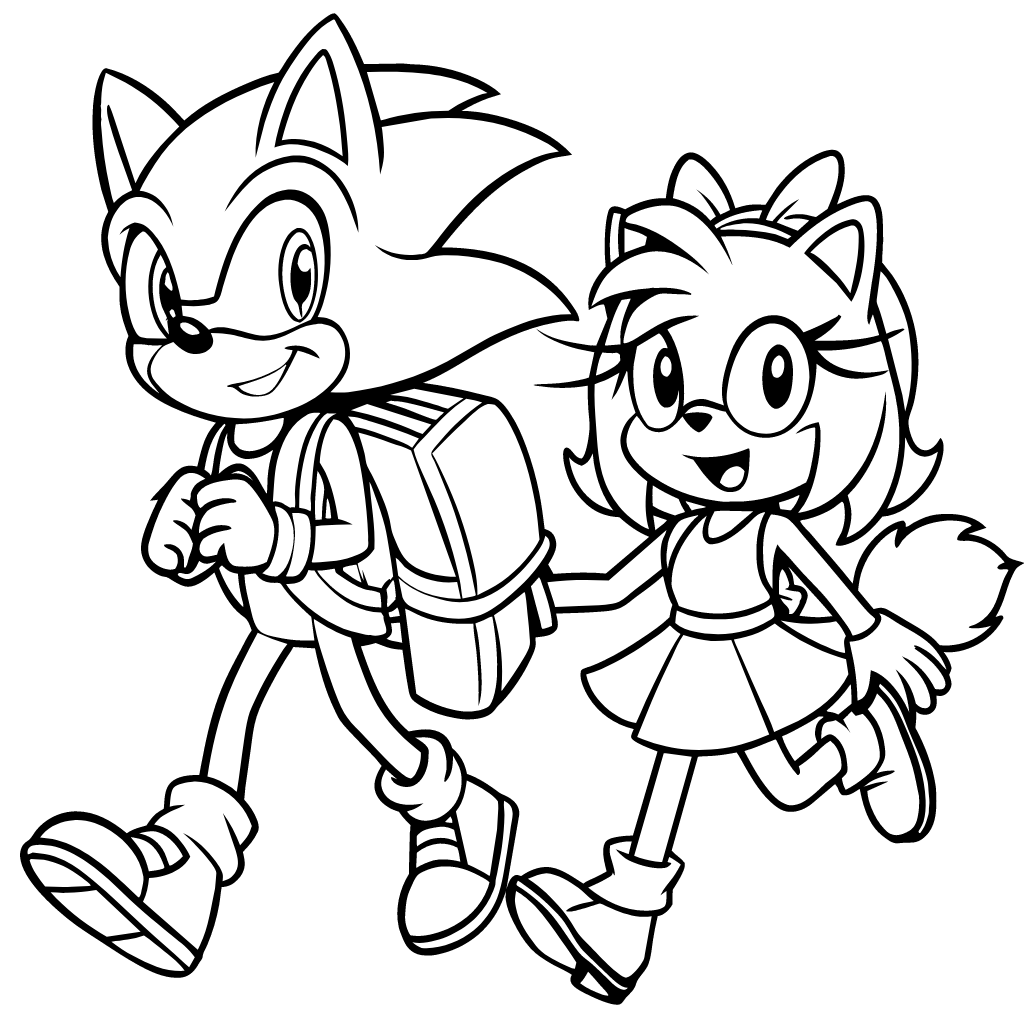 100 Printable Sonic The Hedgehog Coloring Pages PDF