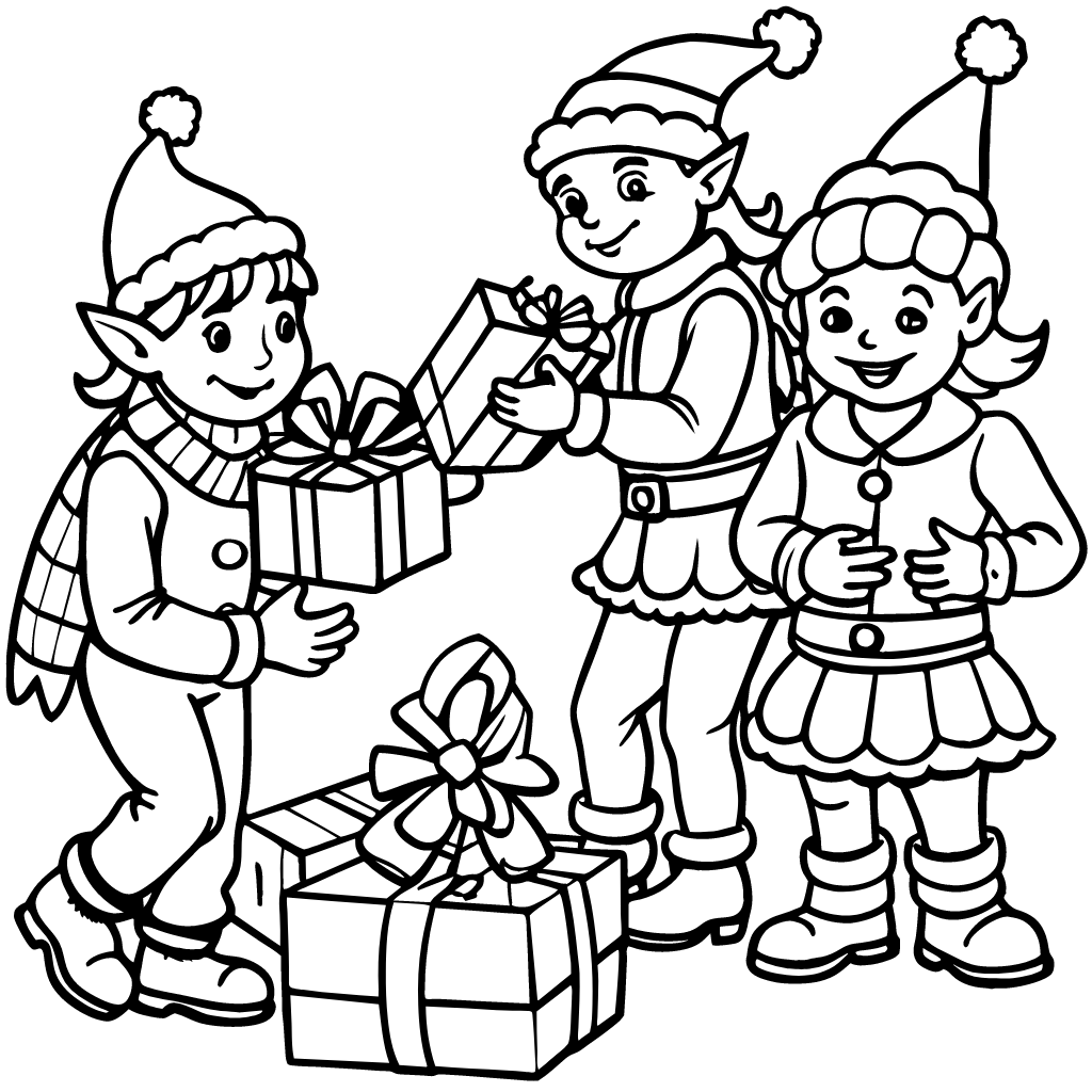 christmas coloring pages free