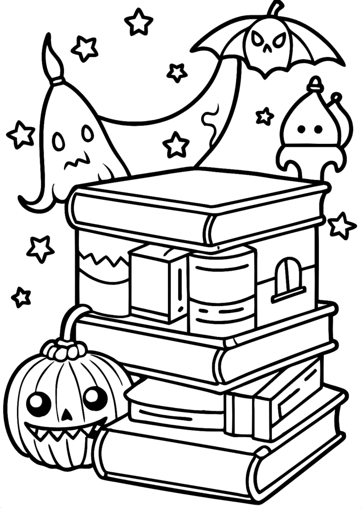 adult coloring pages halloween