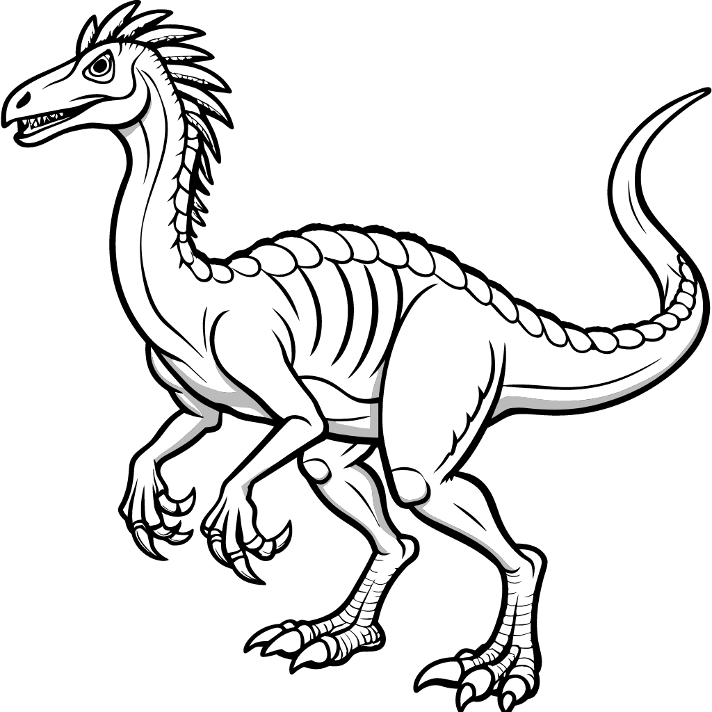 coloring book pages dinosaurs