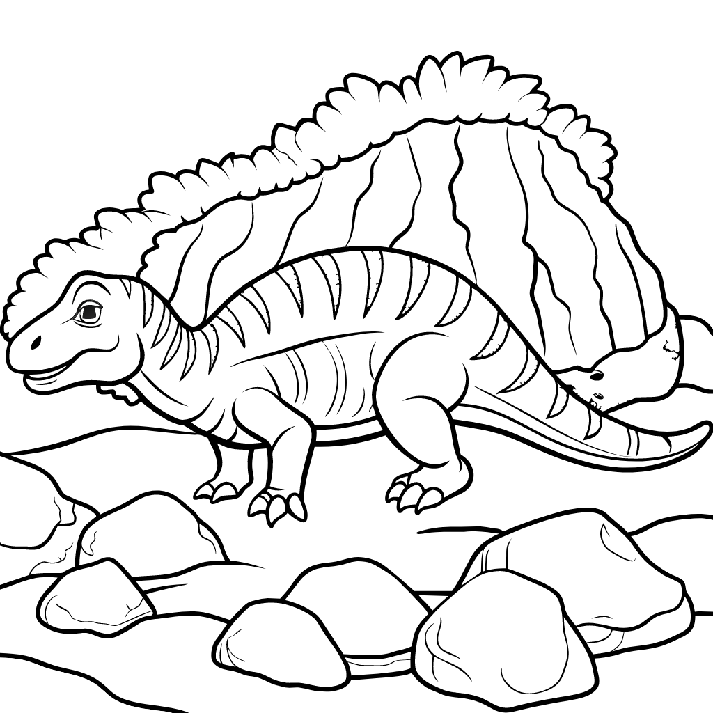 coloring book pages dinosaurs