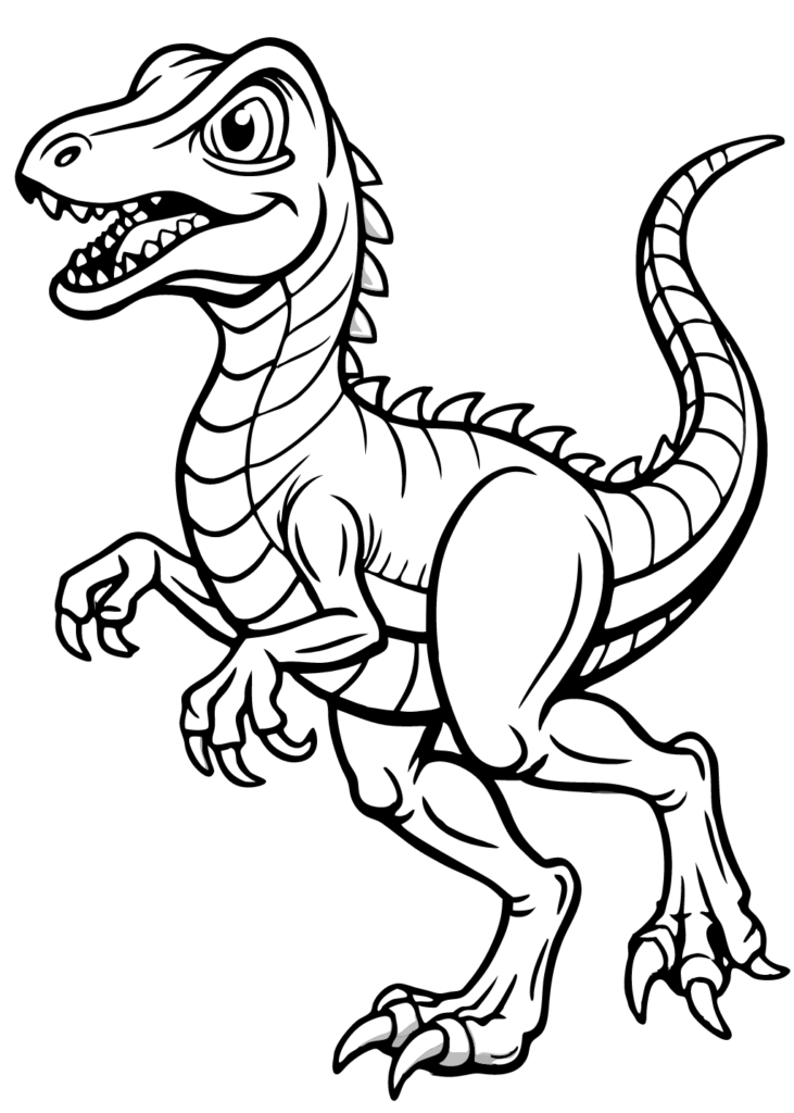 coloring book pages dinosaurs