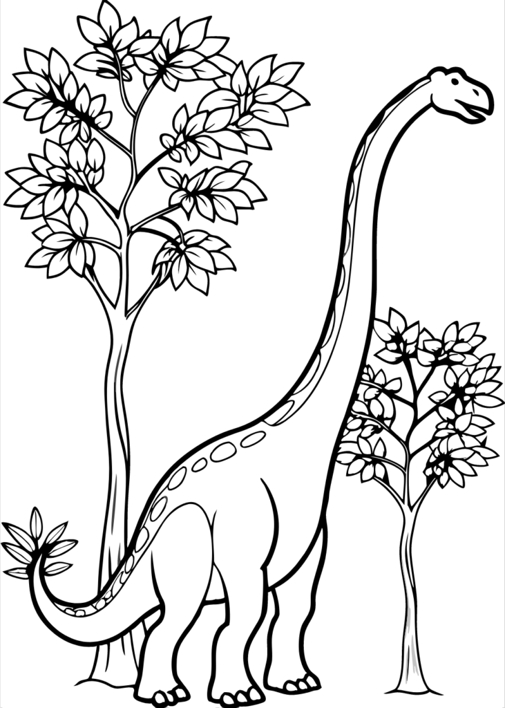 coloring book pages dinosaurs