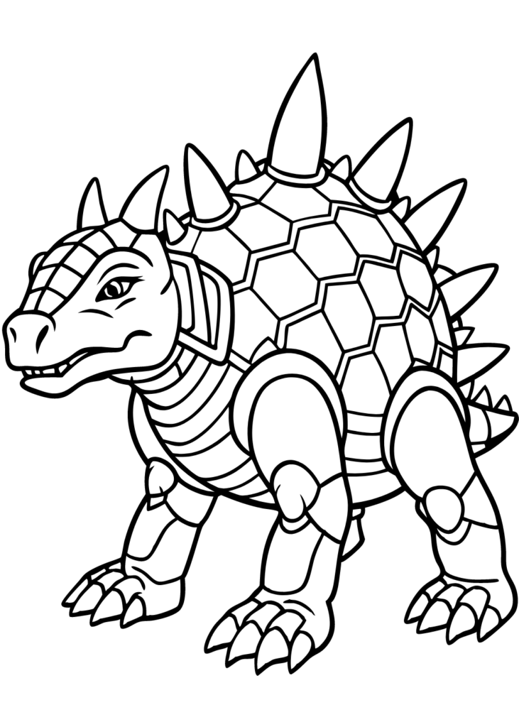 coloring book pages dinosaurs