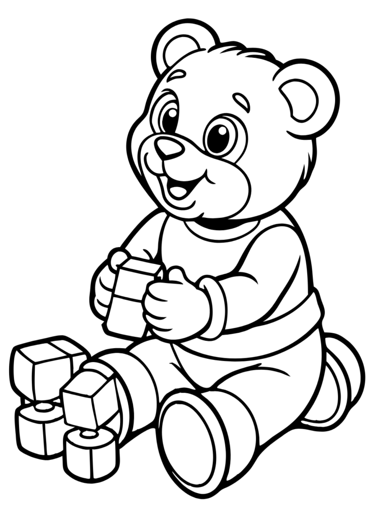 bear images to color