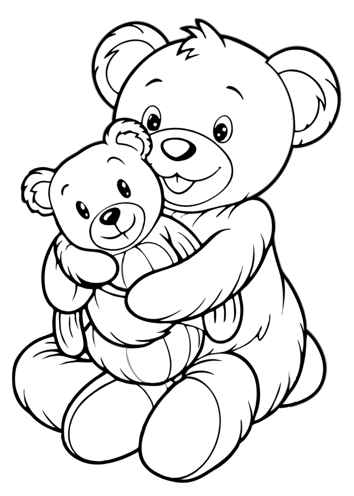 bear images to color