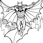 batman color page