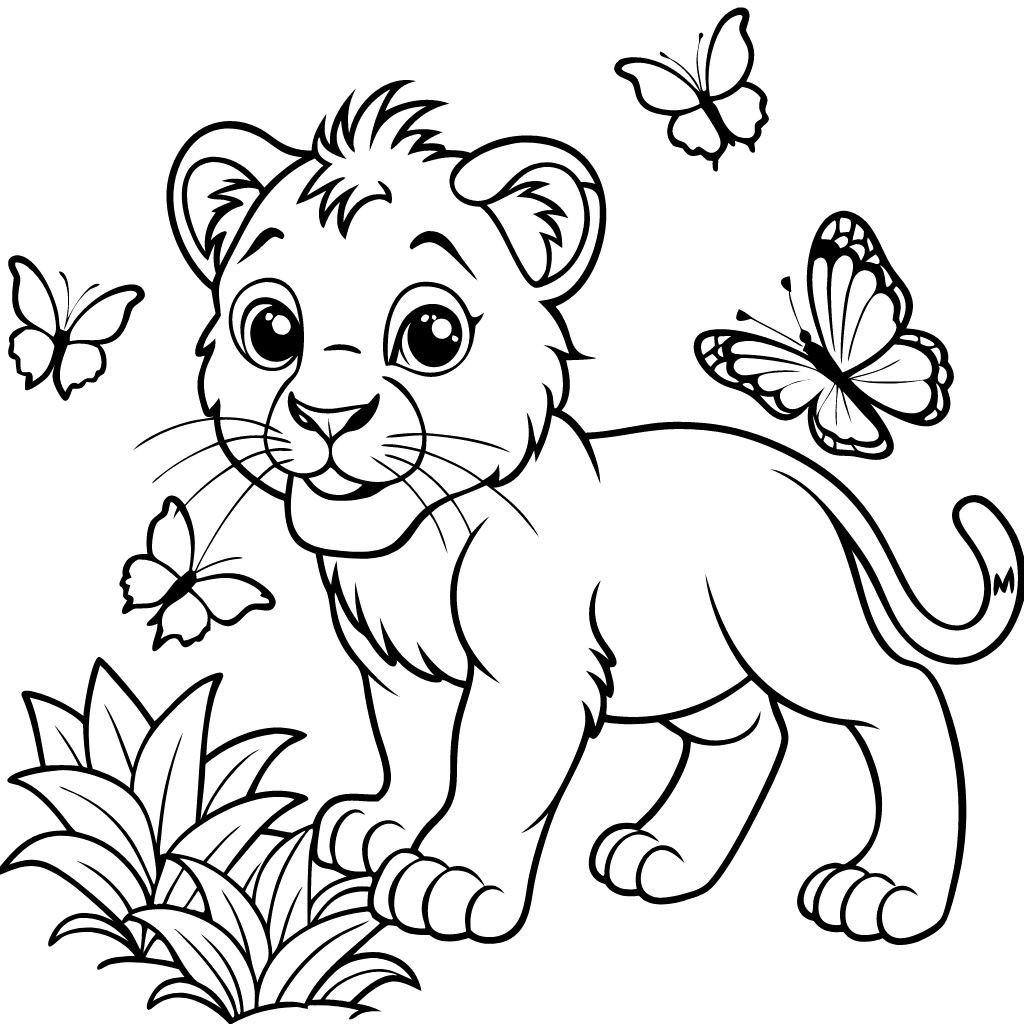 adult coloring pages lion