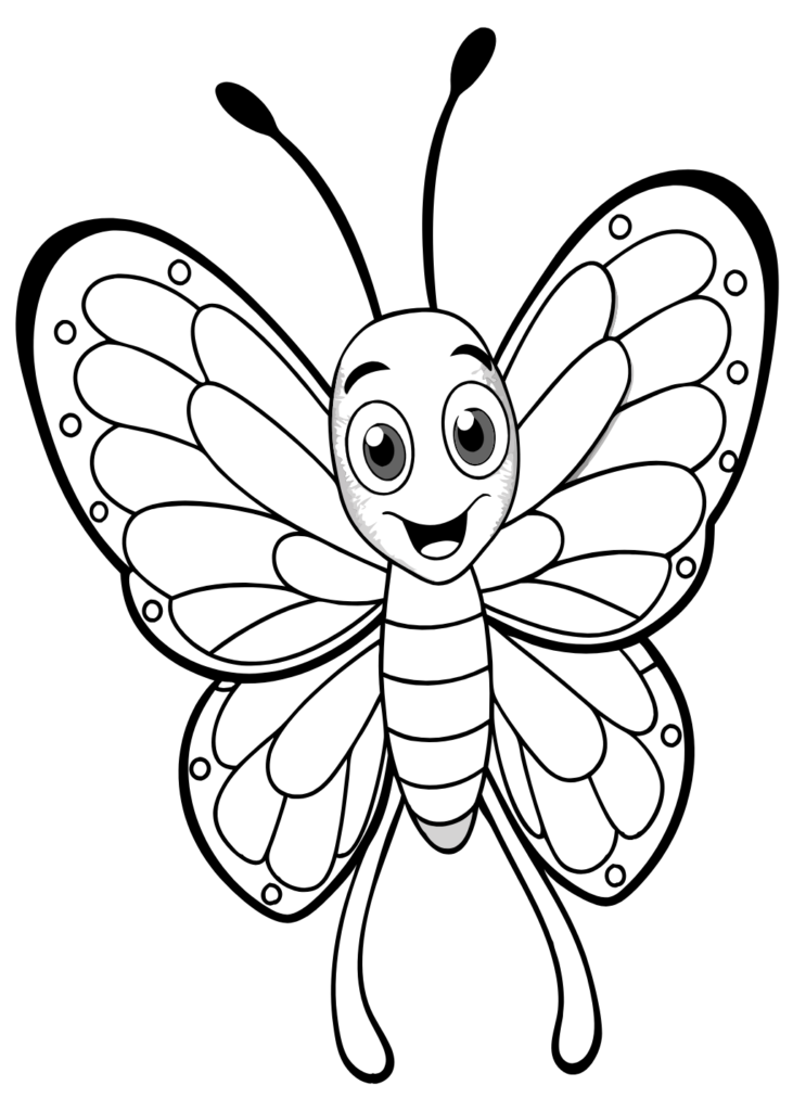 butterfly coloring pages