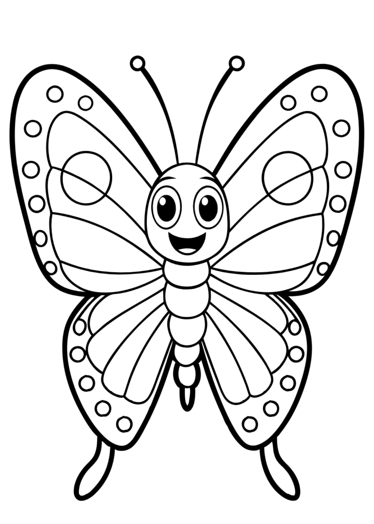 butterfly coloring pages