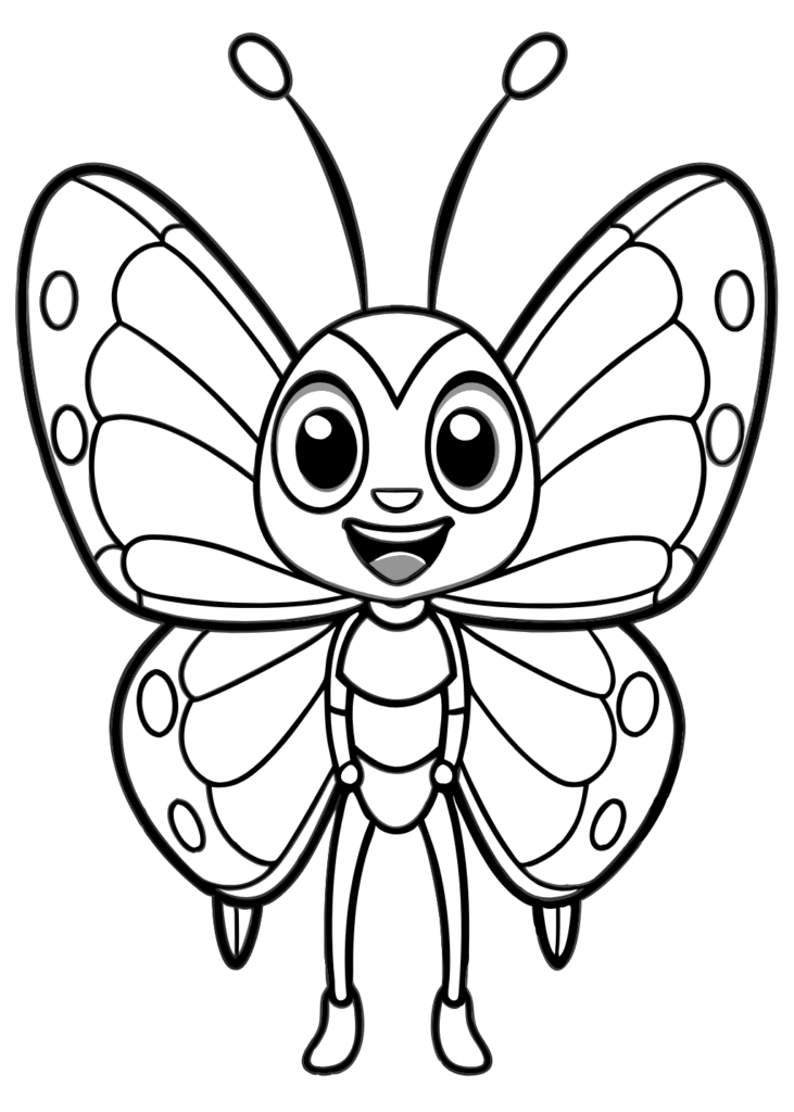 butterfly coloring pages