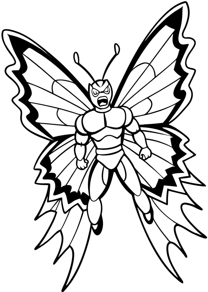 butterfly coloring pages