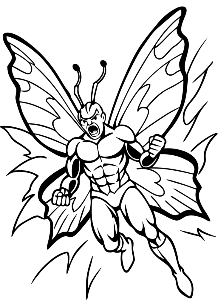 butterfly coloring pages