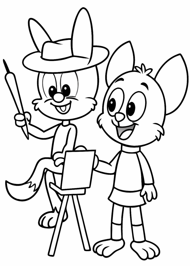 10 Cartoon Coloring Pages for Endless Fun